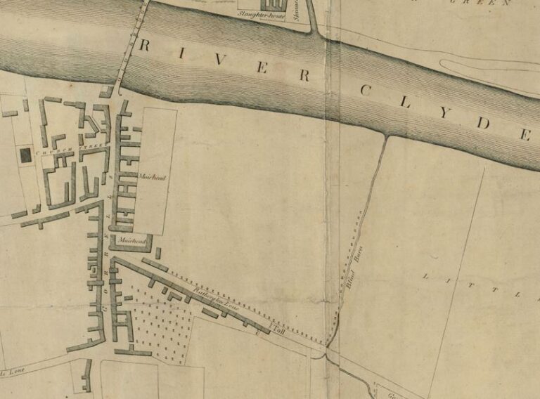 John McArthur's Map of Gorbals in 1778
