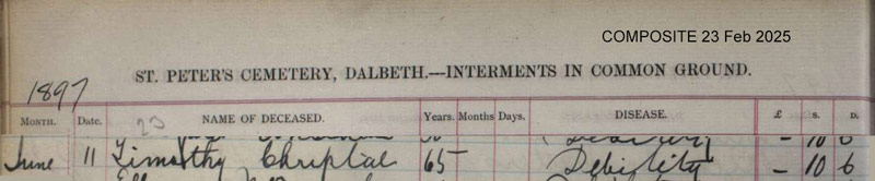 1987-06-11 BUR Timothy Chrystal husband of Mary McFillan [[N092b-clip]]