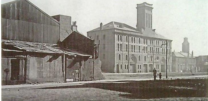 Surrey Street facade of Grain Mills from "The Gorbals: An Illustrated History" Eric Eunson