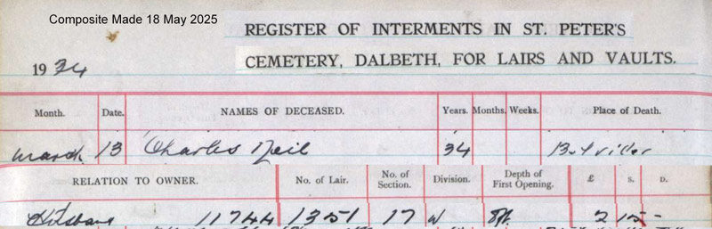 1934-03-12 BUR Charles Neil child of John Neil + Mary Anne Chrystal [[N526-clip]]